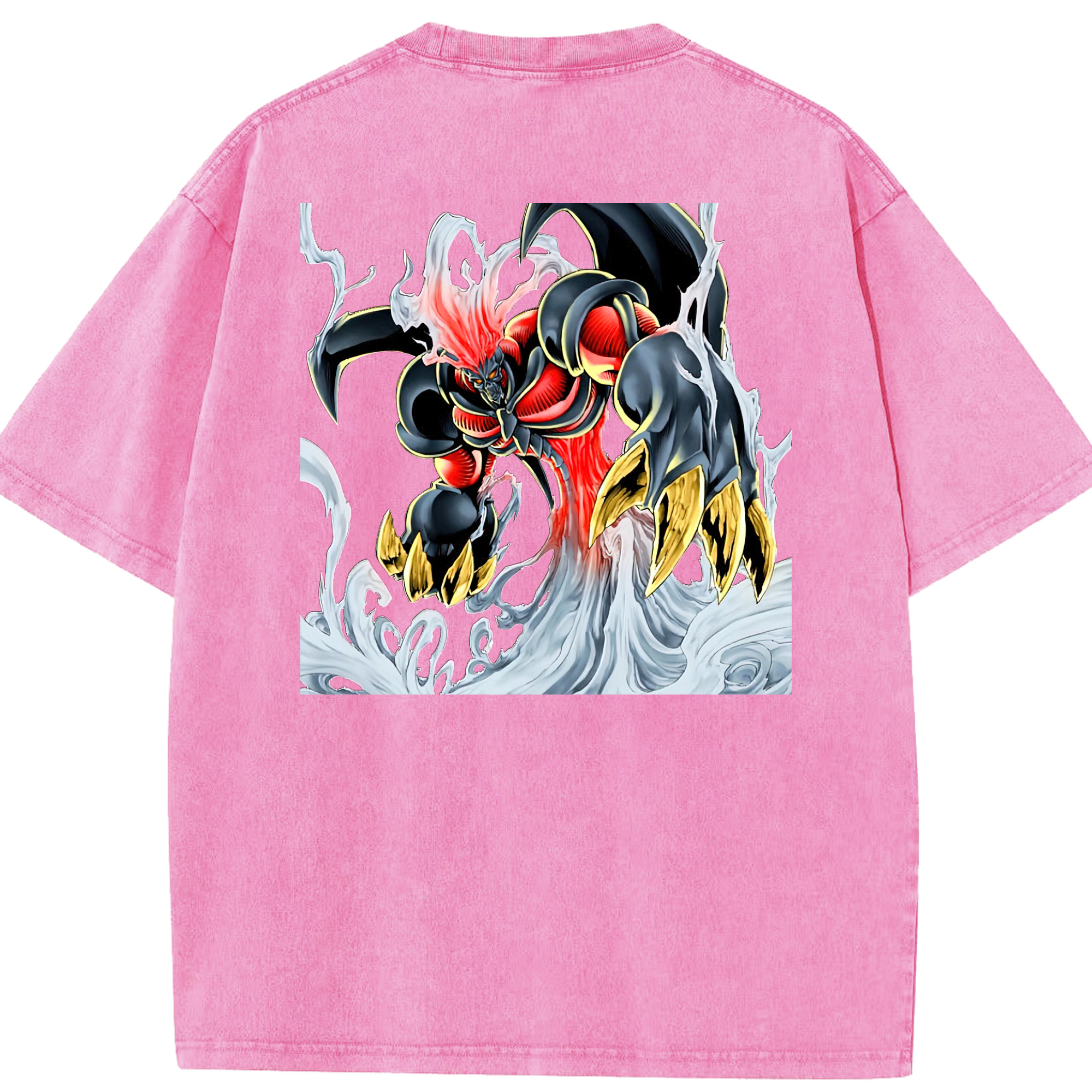 （画像用） 遊☆戯☆王 Yu-Gi-Oh! 綿100% ヴィンテージ風 半袖Tシャツ（背面プリント）